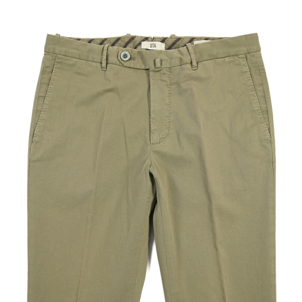 GTA “800 SSL” ストレッチコットン ノータックチノパンツ / EXTRASLIM FIT