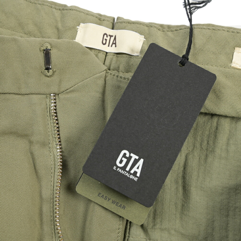 GTA “SERGIO” ストレッチコットン ワンタックチノパンツ / COMFORT FIT