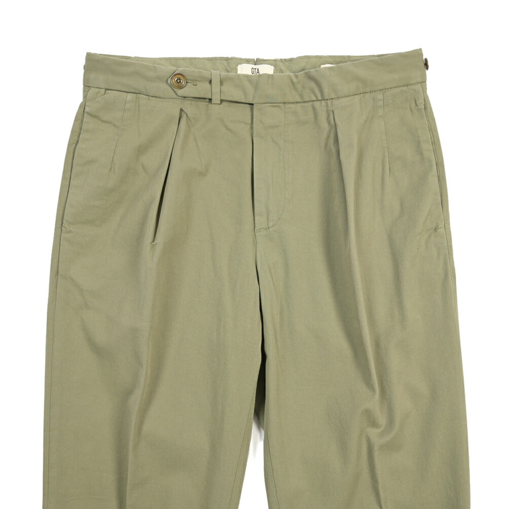 GTA “SERGIO” ストレッチコットン ワンタックチノパンツ / COMFORT FIT