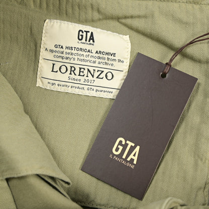 GTA “LORENZO DE” ストレッチコットン ノータックパンツ / COMFORT FIT