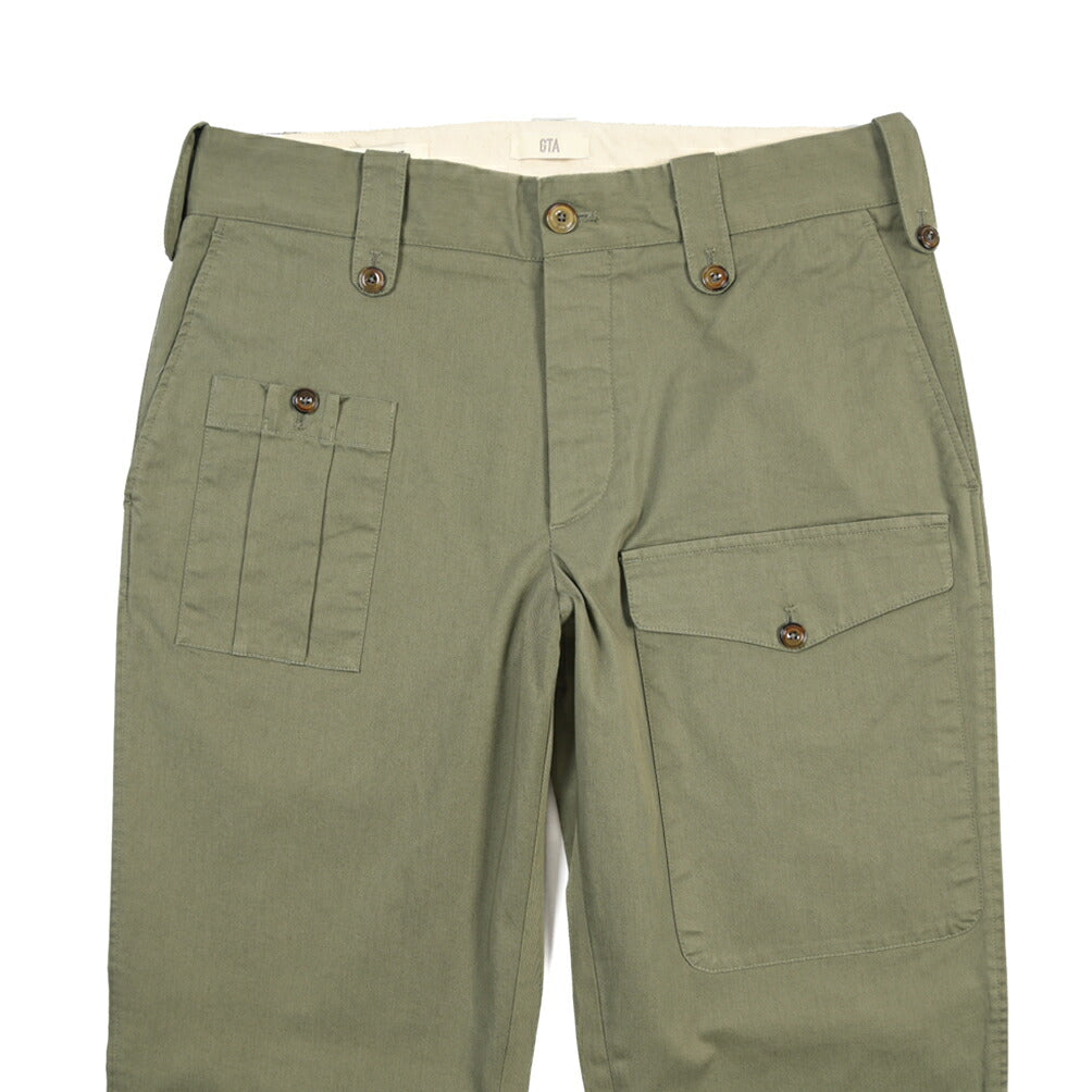 GTA “GIACOMO” ストレッチコットン ノータックカーゴパンツ / COMFORT FIT