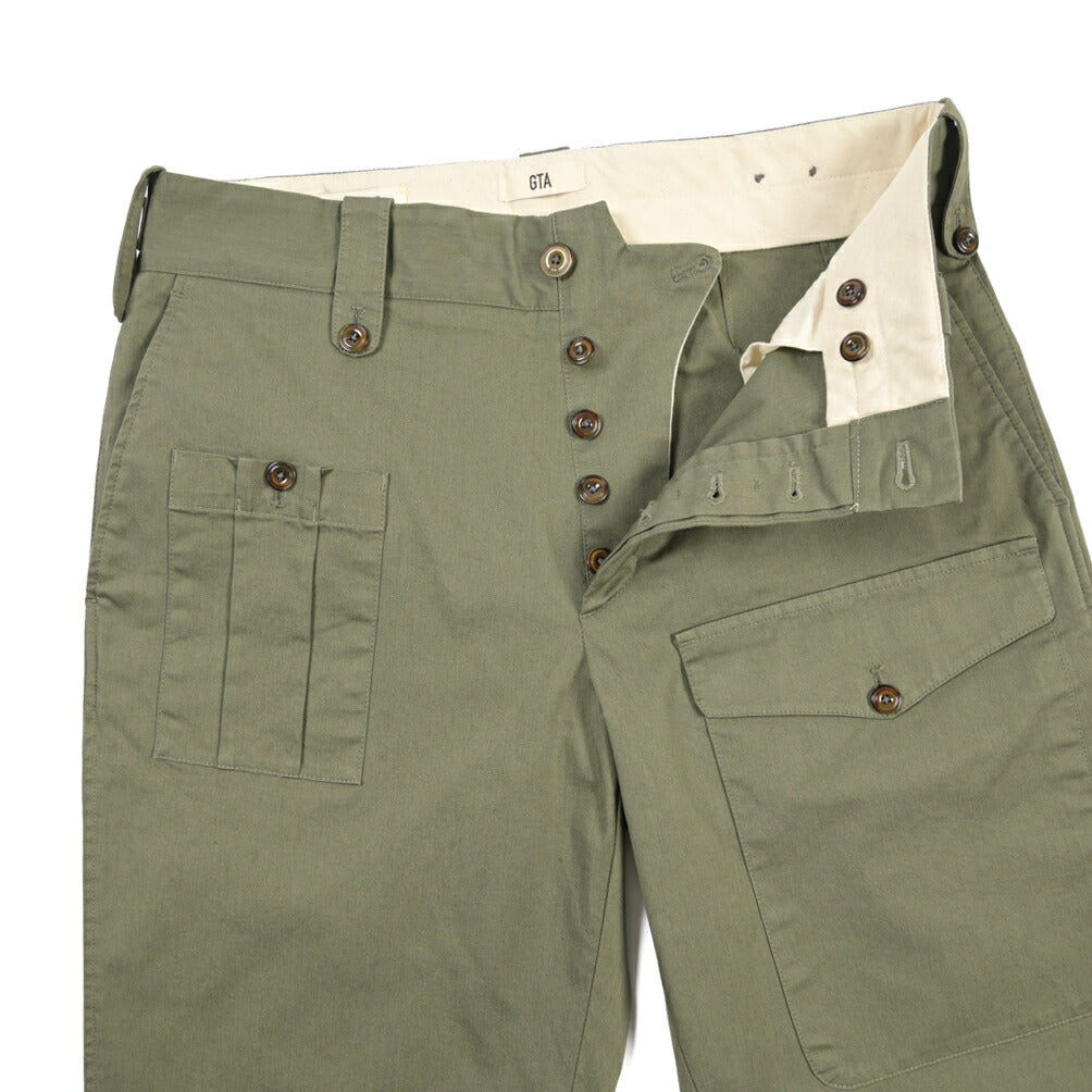 GTA “GIACOMO” ストレッチコットン ノータックカーゴパンツ / COMFORT FIT