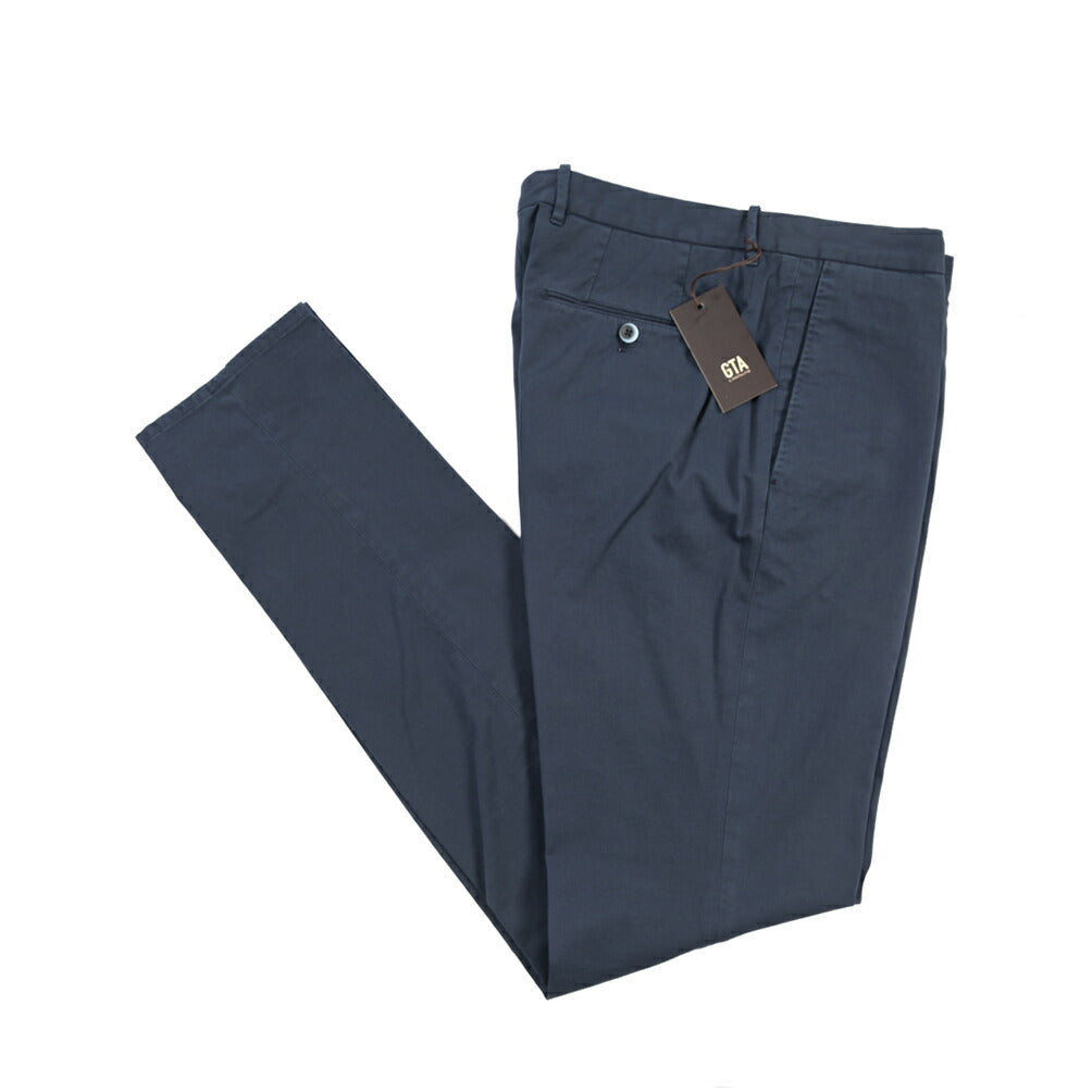 GTA “800 SSL” ストレッチコットン ノータックチノパンツ / EXTRASLIM FIT