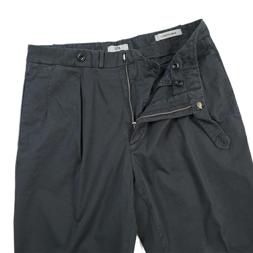 GTA “SERGIO” ストレッチコットン ワンタックイージーパンツ / COMFORT FIT