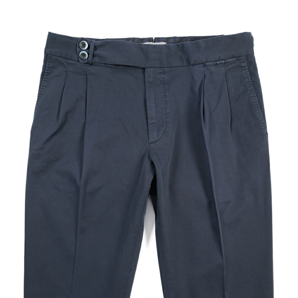GTA “MAX II” SLIM FIT ストレッチコットン ツータックベルトレスパンツ / SLIM FIT