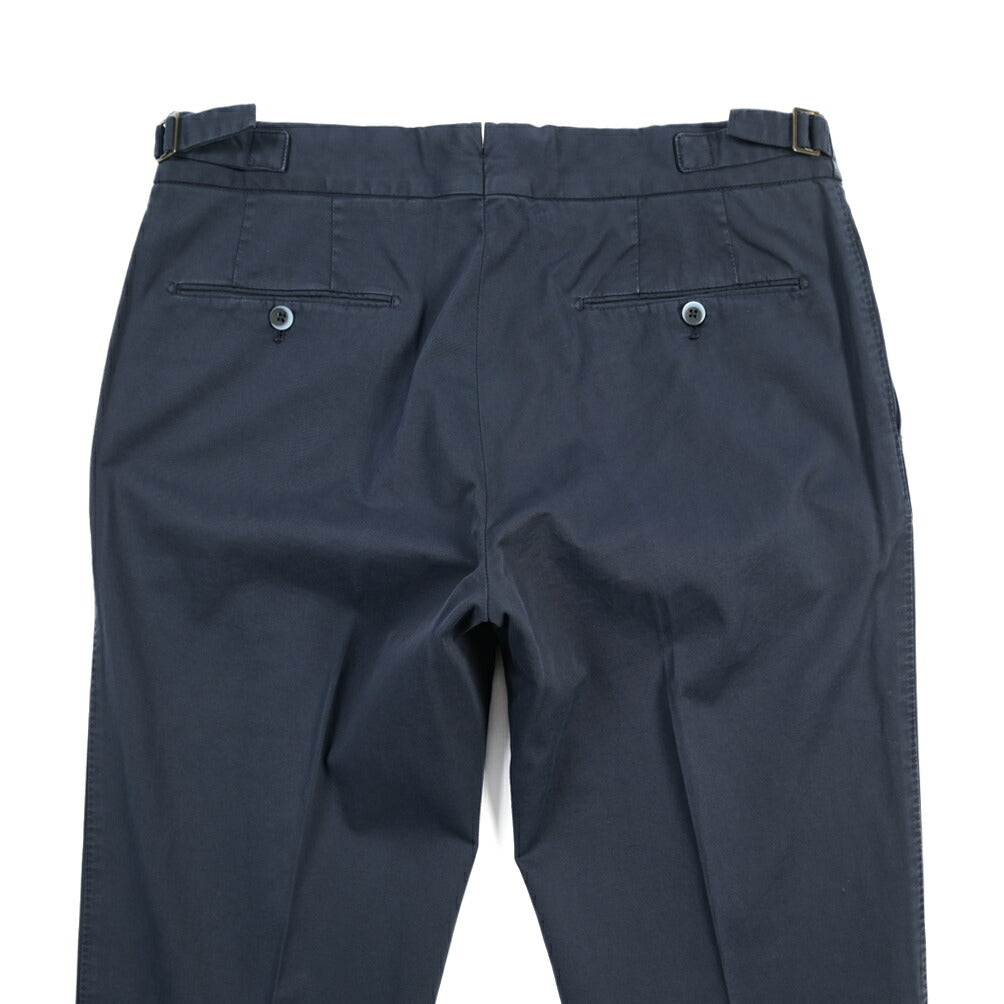 GTA “MAX II” SLIM FIT ストレッチコットン ツータックベルトレスパンツ / SLIM FIT