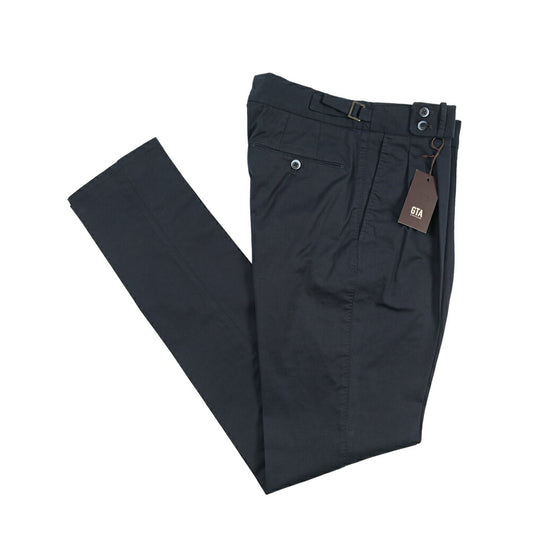 GTA “MAX II” ストレッチコットン ツータックベルトレスパンツ / COMFORT FIT