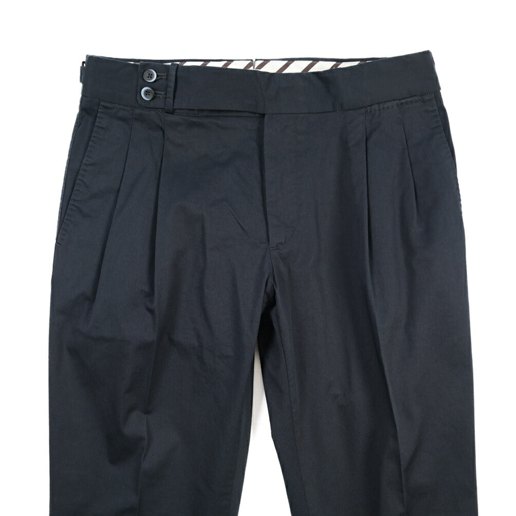 GTA “MAX II” ストレッチコットン ツータックベルトレスパンツ / COMFORT FIT