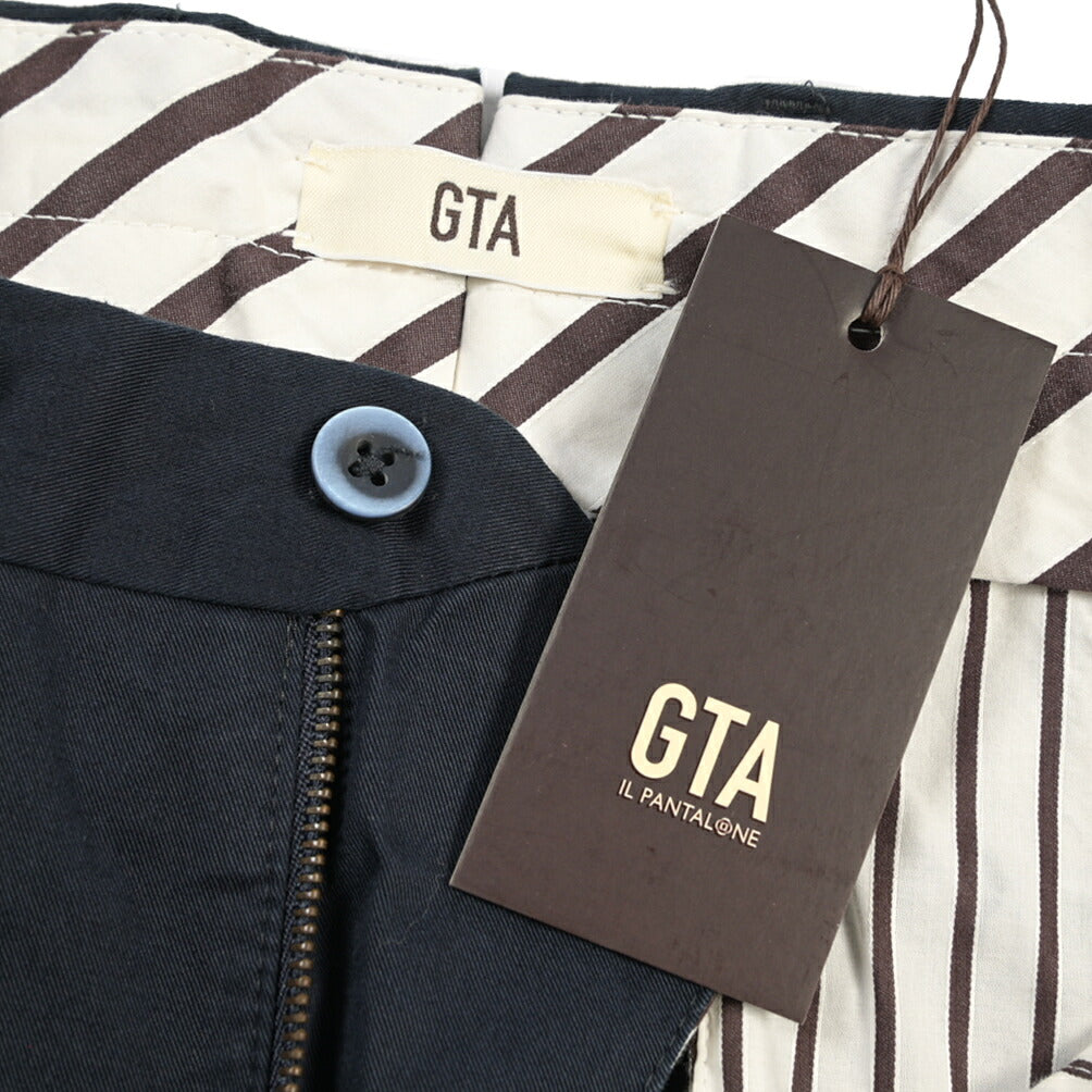 GTA “800 K” ストレッチコットン ノータックチノパンツ / EXTRASLIM FIT