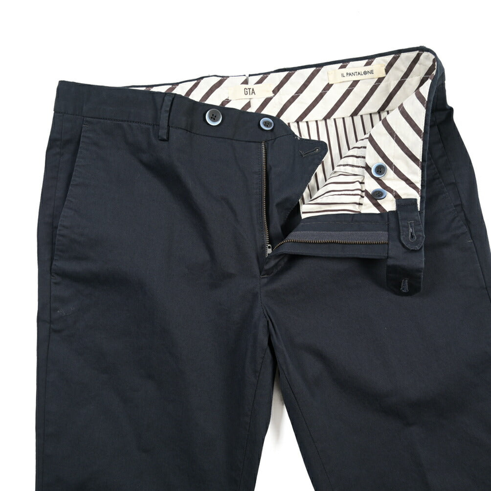 GTA “800 K” ストレッチコットン ノータックチノパンツ / EXTRASLIM FIT