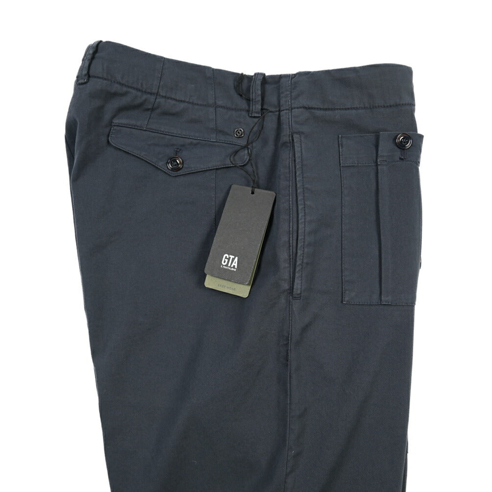 GTA “LORENZO” ストレッチコットン ノータックパンツ / COMFORT FIT