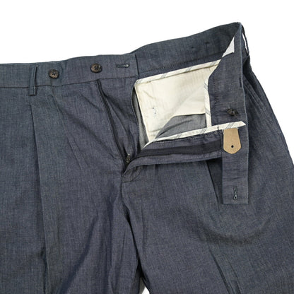 BERWICH “BERMUDA 1P-GD” ストレッチコットン ワンタックショーツ