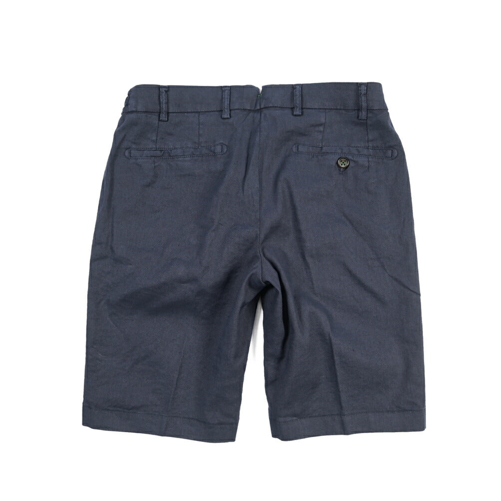 SALE｜BERWICH “BERMUDA ELAX-GD” リネン混コットン ストレッチショーツ