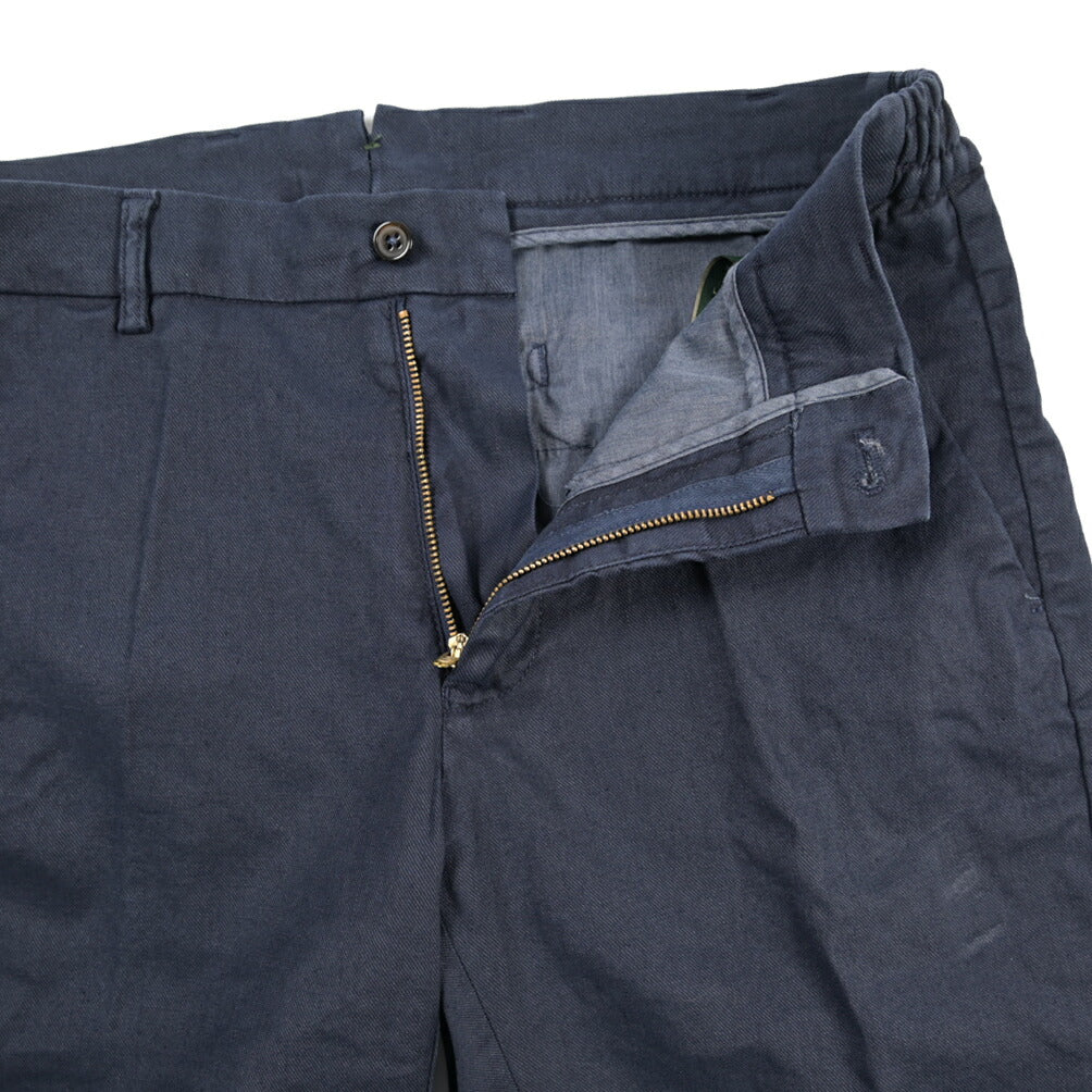 SALE｜BERWICH “BERMUDA ELAX-GD” リネン混コットン ストレッチショーツ