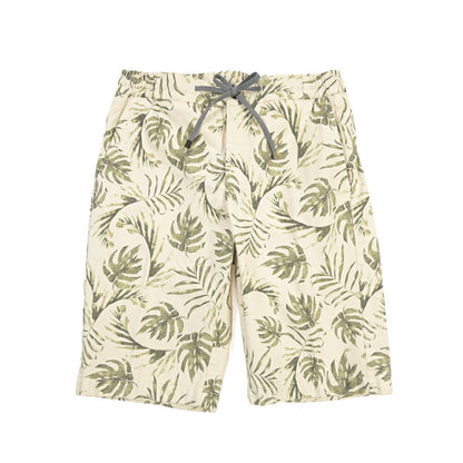 BERWICH “SHORT SPIAGGIA-GD” リネン混コットン ストレッチショーツ
