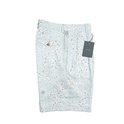 BERWICH “NEGRONI SHORT” リネン混コットン ツータックショーツ
