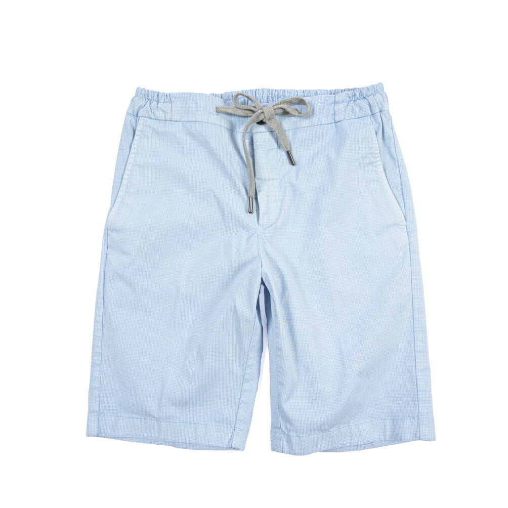 BERWICH “SHORT SPIAGGIA” リヨセル混コットン ストレッチショーツ