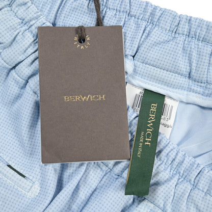 BERWICH “SHORT SPIAGGIA” リヨセル混コットン ストレッチショーツ