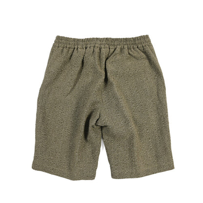 BERWICH “SHORT SPIAGGIA” リヨセル混リネン ノータックショーツ