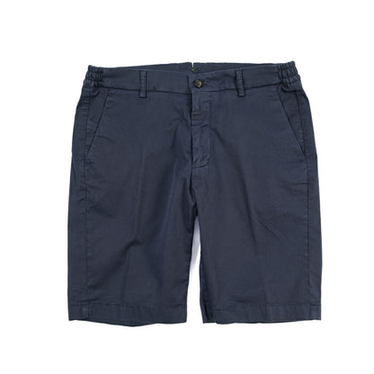 BERWICH “BERMUDA ELAX-GD” ストレッチコットン ノータックショーツ / 製品染め