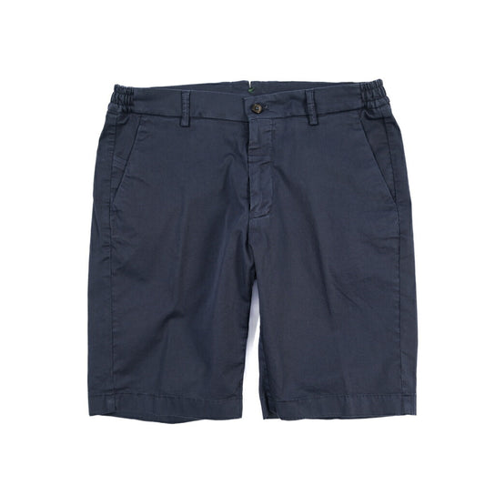 BERWICH “BERMUDA ELAX-GD” ストレッチコットン ノータックショーツ / 製品染め