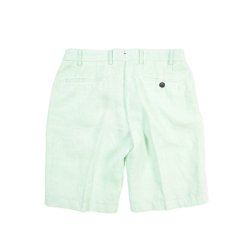 SALE｜BERWICH “BERMUDA ELAX-GD” リネン100% ノータックショーツ