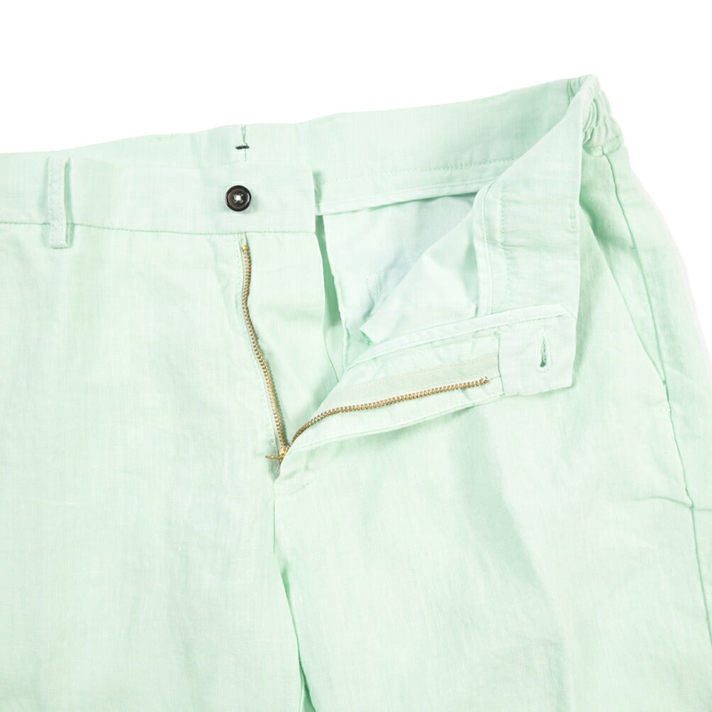 SALE｜BERWICH “BERMUDA ELAX-GD” リネン100% ノータックショーツ