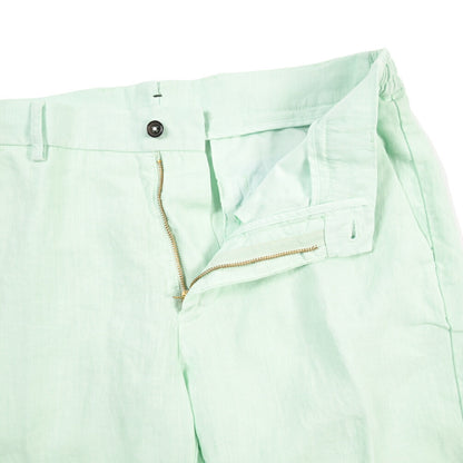 SALE｜BERWICH “BERMUDA ELAX-GD” リネン100% ノータックショーツ