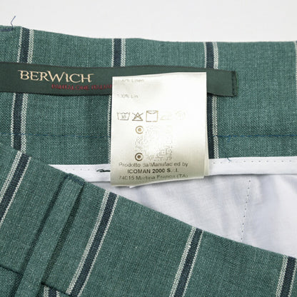 SALE｜BERWICH “BERMUDA 2P” リネン100% ツータックショーツ