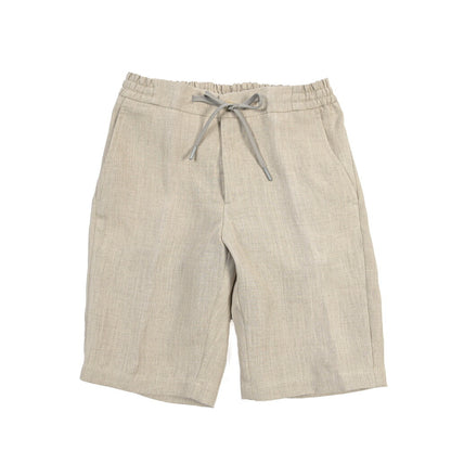 BERWICH “SHORT SPIAGGIA” ヘンプ100% ノータックショーツ