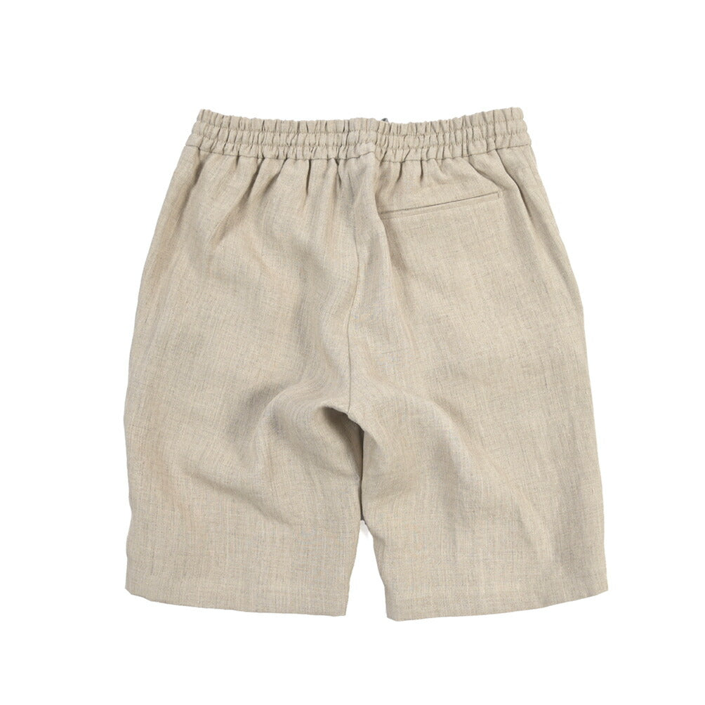 BERWICH “SHORT SPIAGGIA” ヘンプ100% ノータックショーツ