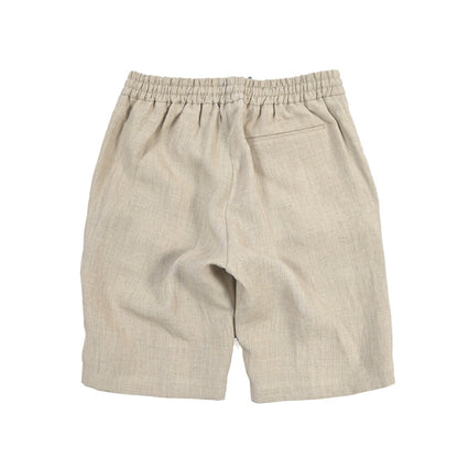 BERWICH “SHORT SPIAGGIA” ヘンプ100% ノータックショーツ