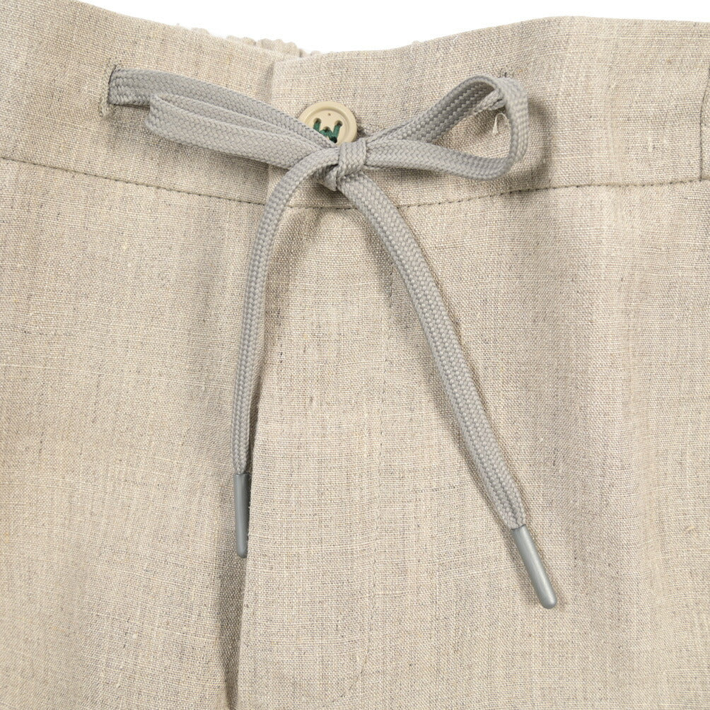 BERWICH “SHORT SPIAGGIA” ヘンプ100% ノータックショーツ