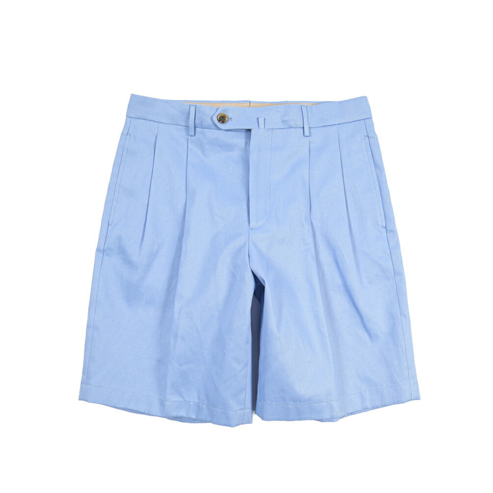 BERWICH “NEGRONI SHORT” コットン100% ツータックショーツ