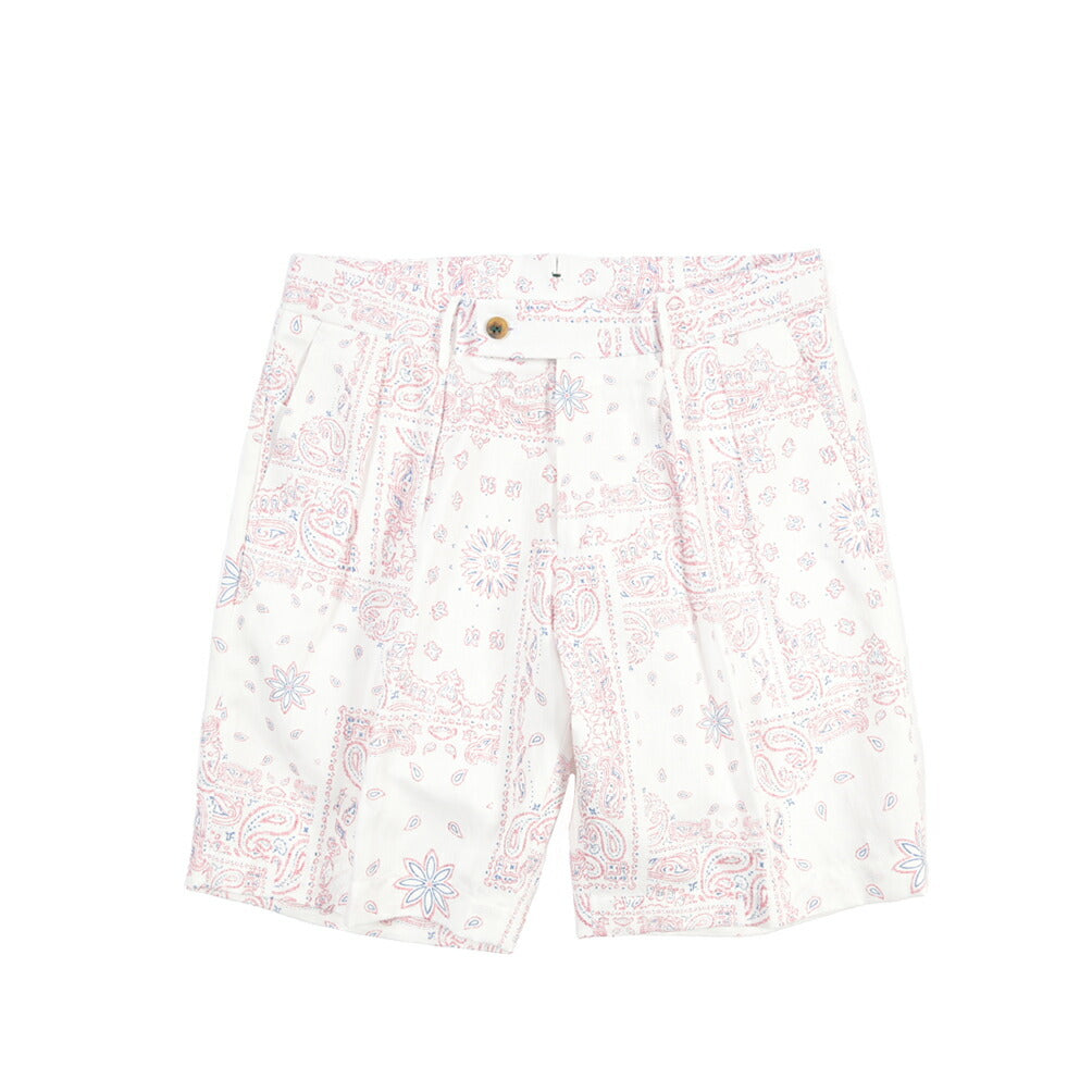 SALE｜BERWICH “BERMUDA 2P” コットン100% ツータックショーツ
