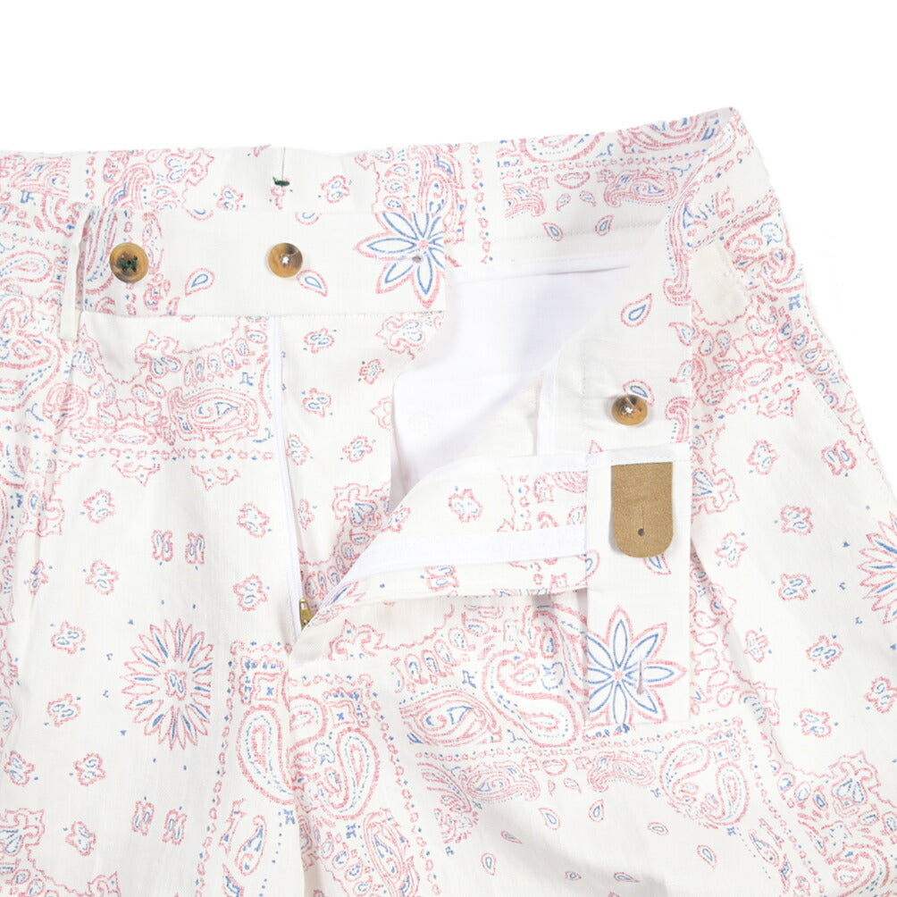 SALE｜BERWICH “BERMUDA 2P” コットン100% ツータックショーツ