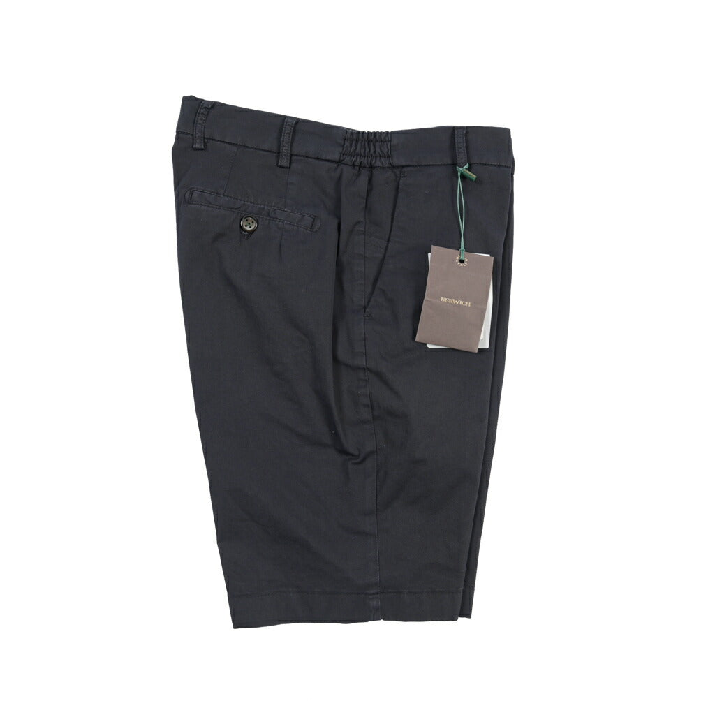 SALE｜BERWICH “BERMUDA ELAX-GD” ストレッチコットン ノータックショーツ
