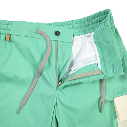 BERWICH “BERMUDA PADEL” ナイロン混コットン ノータックショーツ