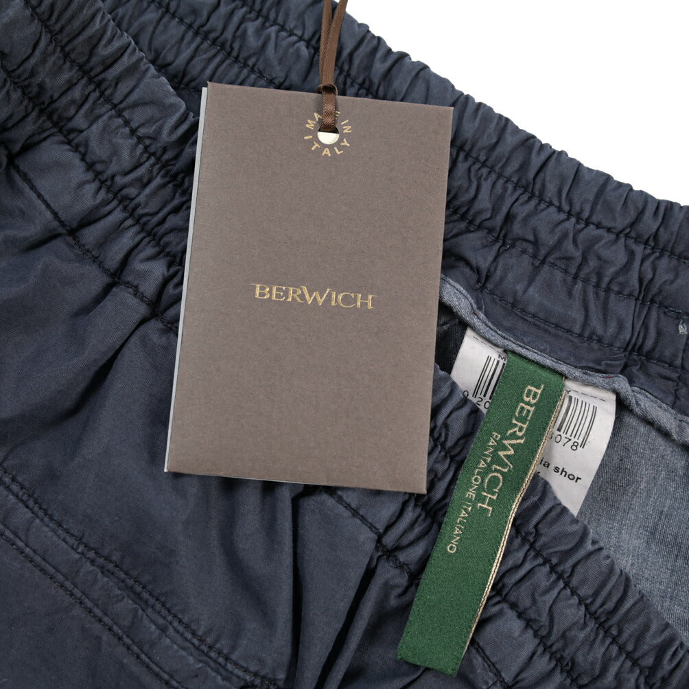 SALE｜BERWICH “SPIAGGIA SHORT-GD” スーピマコットン ノータックショーツ