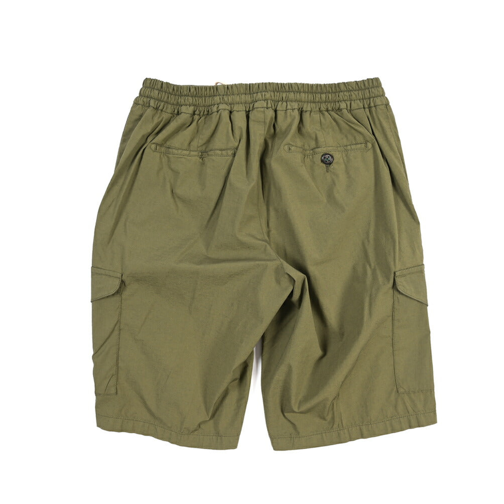 SALE｜BERWICH “BERMUDA SAFARI” リネン混コットン ストレッチショーツ