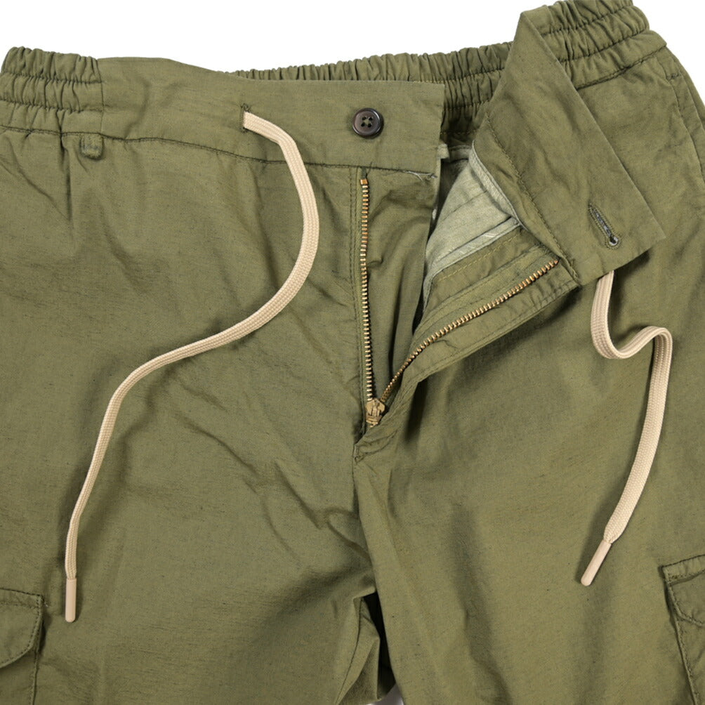 SALE｜BERWICH “BERMUDA SAFARI” リネン混コットン ストレッチショーツ