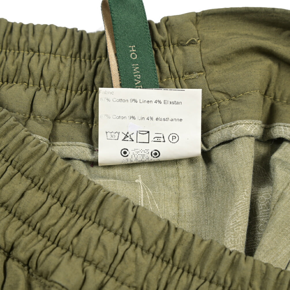 SALE｜BERWICH “BERMUDA SAFARI” リネン混コットン ストレッチショーツ