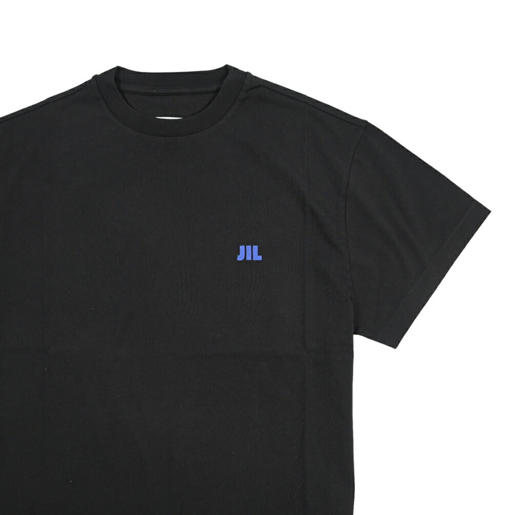 26-27AW JIL SANDER オーガニックコットン100% 半袖ワンポイントロゴ刺繍Tシャツ