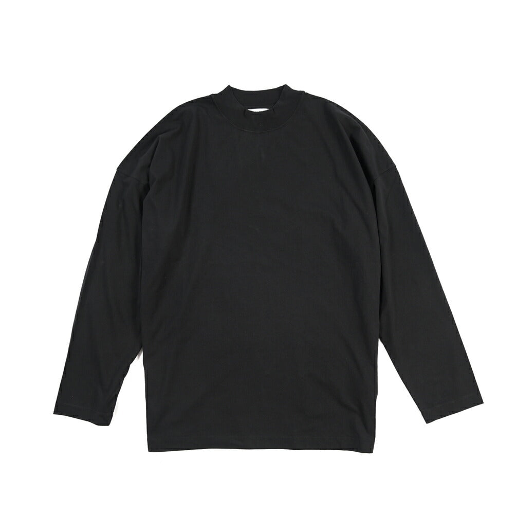 26-27AW JIL SANDER コットン100% 長袖モックネックTシャツ / BOXY FITT