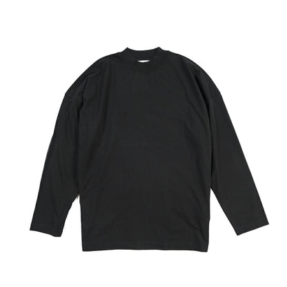26-27AW JIL SANDER コットン100% 長袖モックネックTシャツ / BOXY FITT
