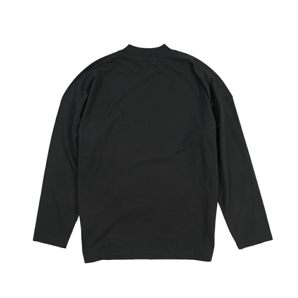 26-27AW JIL SANDER コットン100% 長袖モックネックTシャツ / BOXY FITT