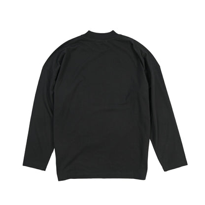 26-27AW JIL SANDER コットン100% 長袖モックネックTシャツ / BOXY FITT