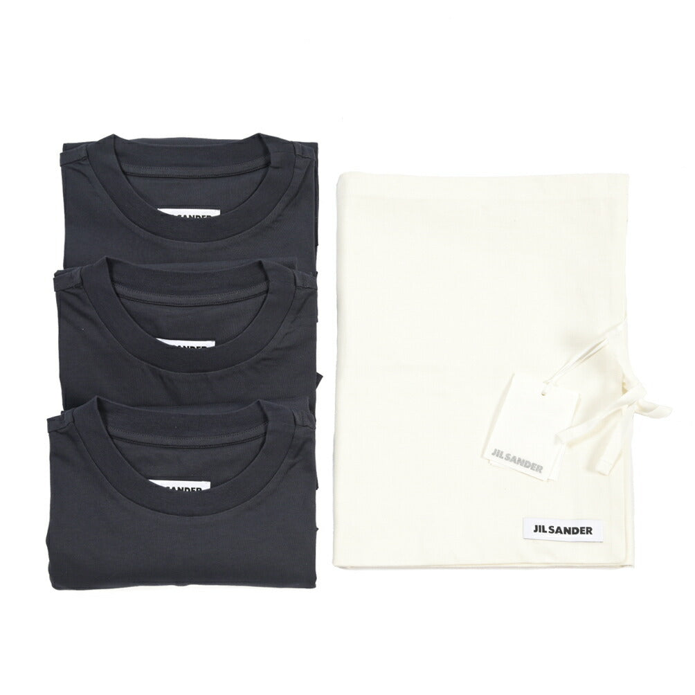 26-27AW JIL SANDER オーガニックコットン100% 長袖3パックTシャツ