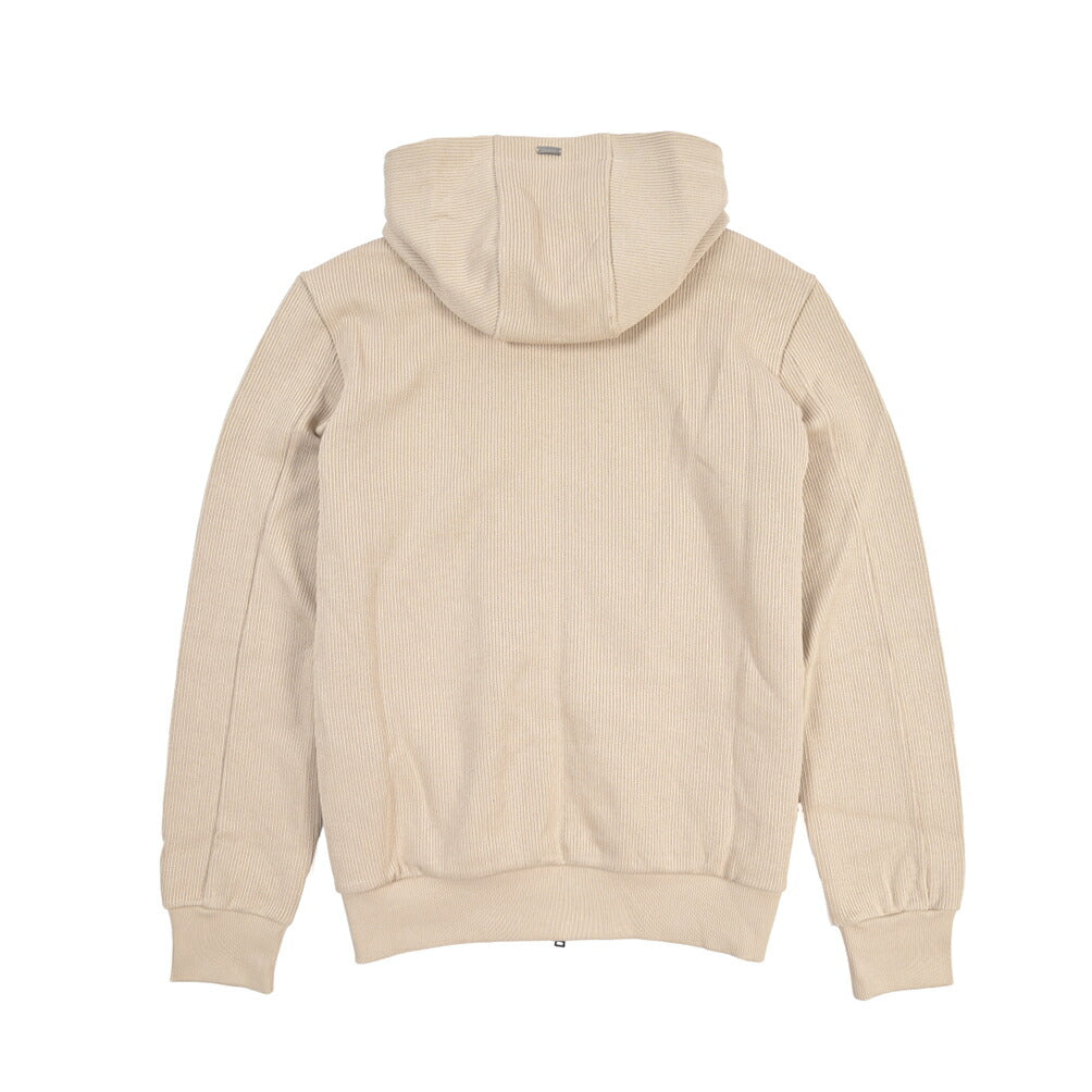 26-27AW HERNO Resort 異素材コンビ 中綿フード付きブルゾン