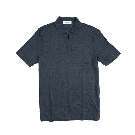 26SS GRAN SASSO リネン100% 半袖ニットスキッパーポロシャツ